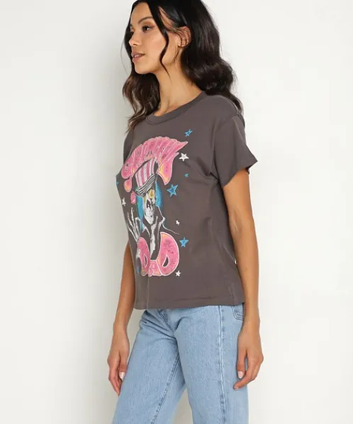 Daydreamer Tops>Grateful Dead Forever Skelly Reverse GF Tee