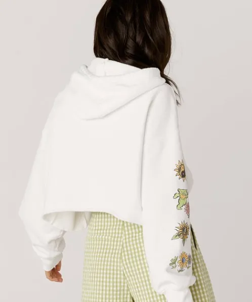 Daydreamer Knits>Grateful Dead Sunshine Daydream Cropped Hoodie