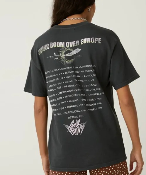 Daydreamer Tops>Kiss Sonic Boom Weekend Tee Vintage Black