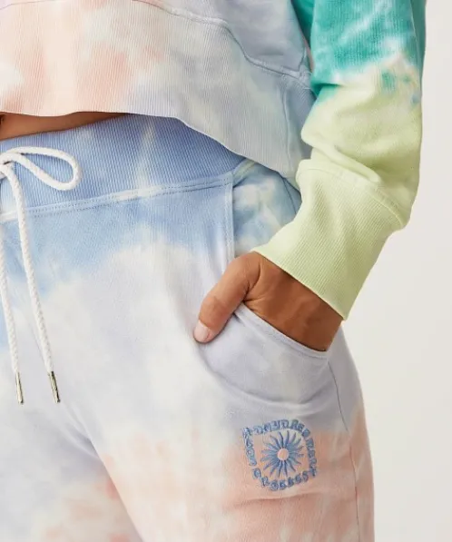 Daydreamer Pants>LA Eye Sweatpant Prismatic Tie Dye