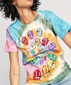 Daydreamer Tops>The Rolling Stones Bigger Bang Weekend Tee Rainbow