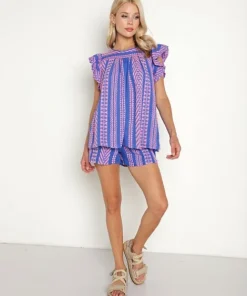 Devotion Shorts>Fourni Short Neon Pink/Blue