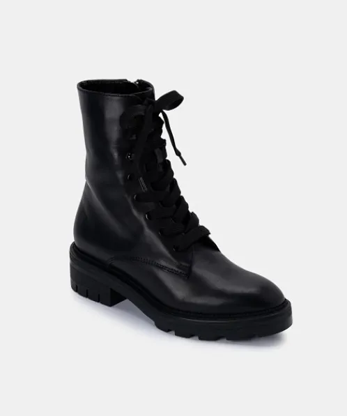 Dolce Vita Boots>CLEAR Sustainable Lottie Combat Boot Black