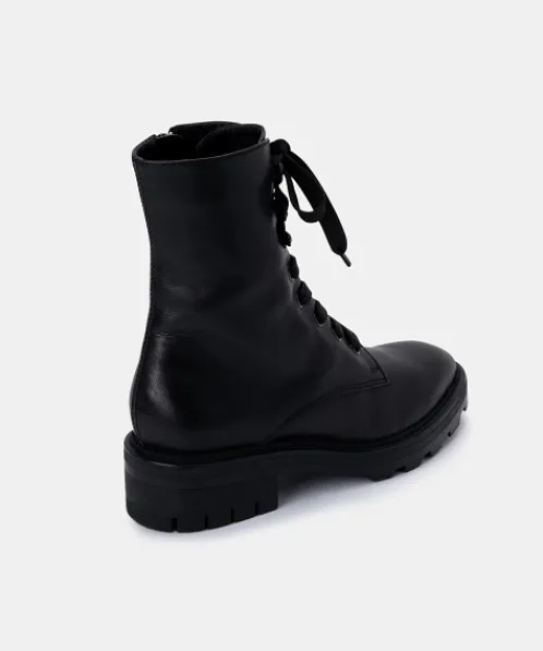 Dolce Vita Boots>CLEAR Sustainable Lottie Combat Boot Black