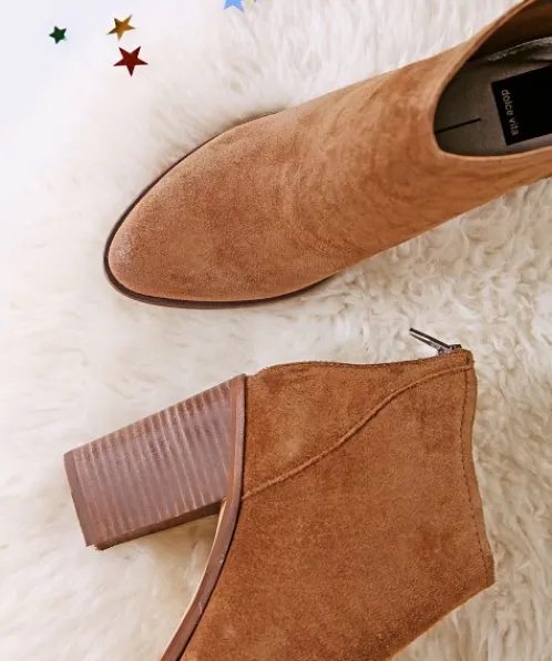 Dolce Vita Boots>Stevie Bootie Dark Brown