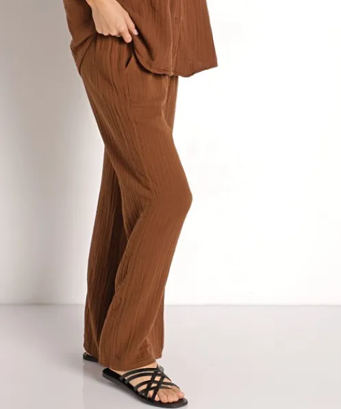 DONNI. Pants>Bubble Pant Chocolate
