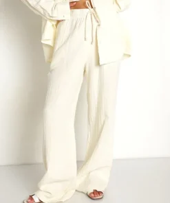 DONNI. Pants>Bubble Pant Cream