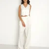 DONNI. Tops>Cropped Vest Creme