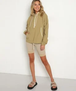 DONNI. Knits | Jackets>Nylon Pullover Lychee/Cream