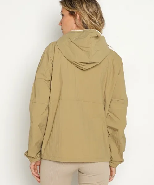 DONNI. Knits | Jackets>Nylon Pullover Lychee/Cream