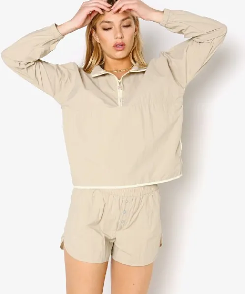 DONNI. Shorts>Nylon Short Stone
