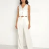 DONNI. Pants>Pleated Pant Creme