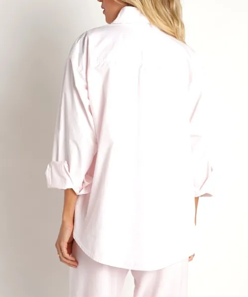DONNI. Tops>Pop Button Down Pixie