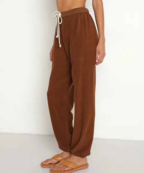 DONNI. Pants>Roll Sweatpants Chocolate