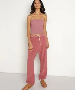 DONNI. Shorts>Roll Sweatpants Rhubarb