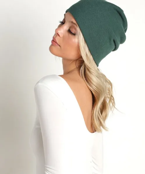 DONNI. Accessories>Sweater Beanie Hunter w/ Pearl