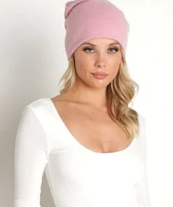 DONNI. Accessories>Sweater Beanie Rose w/ Pearl