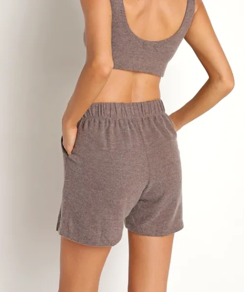 DONNI. Shorts | Shorts>Sweater Henley Short Chocolate