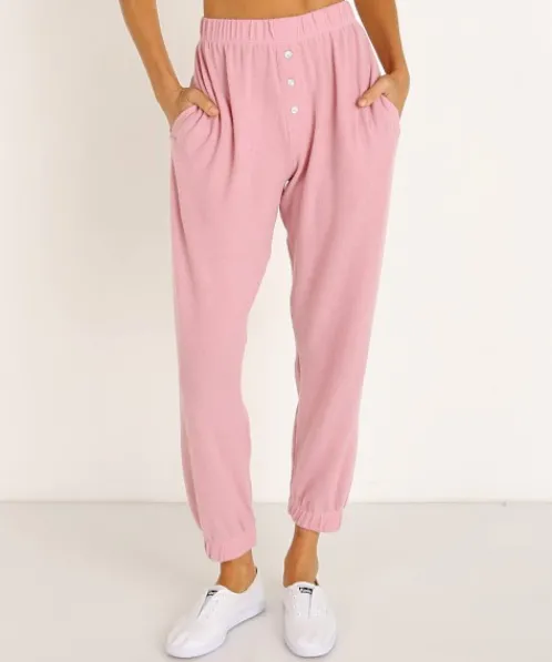 DONNI. Pants>Sweater Henley Sweatpants Rose