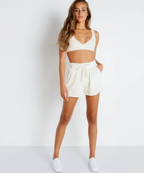 DONNI. Shorts>Terry Henley Short Cream