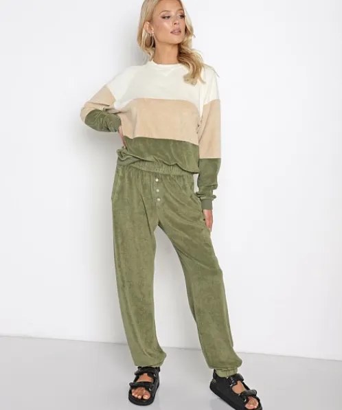 DONNI. Pants | Pants>Terry Henley Sweatpant Basil