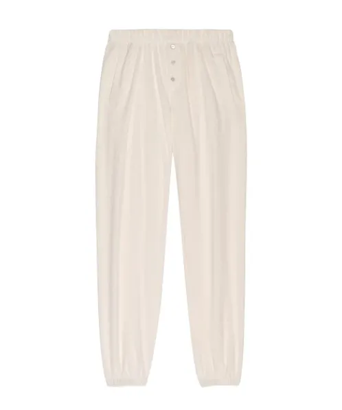 DONNI. Pants>Terry Henley Sweatpant Cream