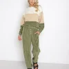 DONNI. Knits>Tri Terry Sweater Cream/Latte/Basil