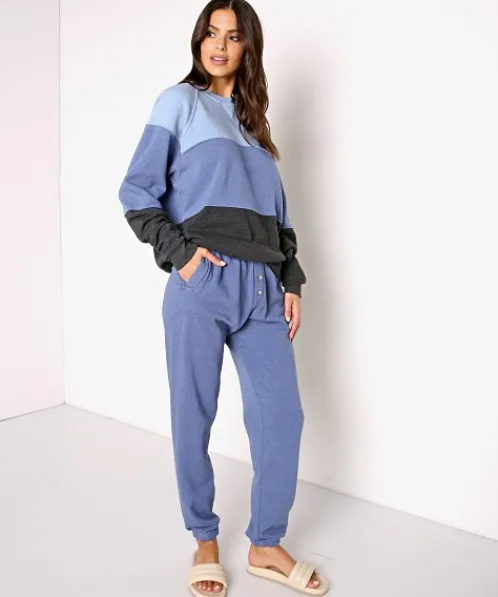 DONNI. Pants>Vintage Fleece Jogger Indigo