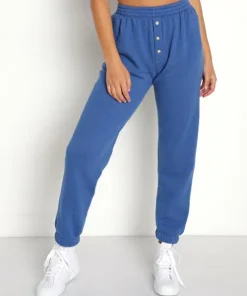 DONNI. Pants>Vintage Fleece Jogger Blueberry