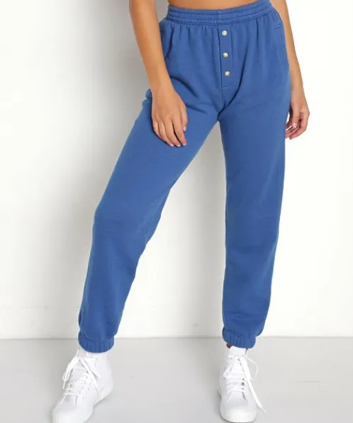 DONNI. Pants>Vintage Fleece Jogger Blueberry