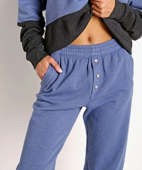 DONNI. Pants>Vintage Fleece Jogger Indigo