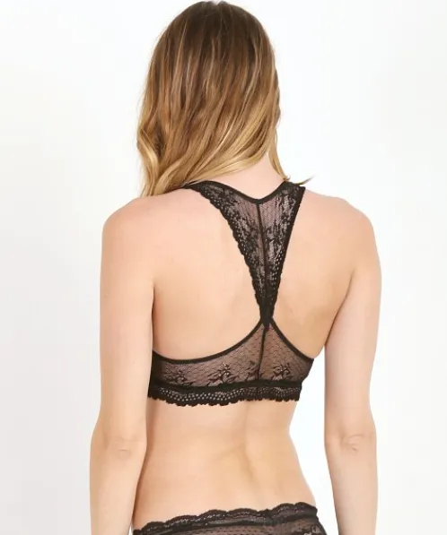 Eberjey Bras>Colette Racerback Bralette Black
