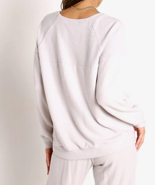 Eberjey Sleep Shirts | Knits>Cozy Time Combo Sweatshirt Haze