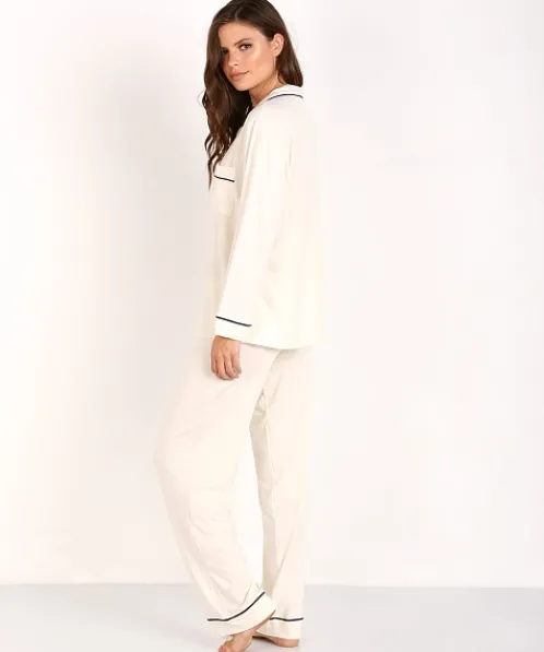 Eberjey Pj Sets>Gisele PJ Set Ivory/Navy