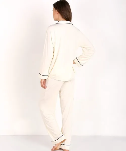Eberjey Pj Sets>Gisele PJ Set Ivory/Navy