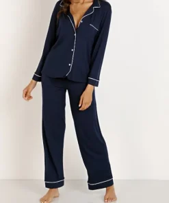 Eberjey Pj Sets>Gisele PJ Set Navy/Ivory
