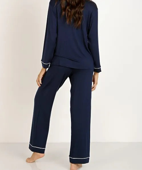 Eberjey Pj Sets>Gisele PJ Set Navy/Ivory