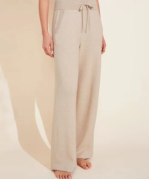 Eberjey Pants>Recycled Sweater Pant Oat
