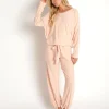 Eberjey Sleep Shirts | Knits>Softest Sweats Slouchy Top Spanish Villa