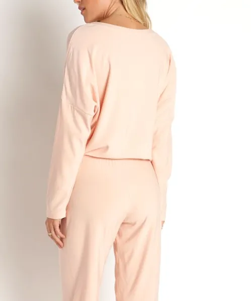 Eberjey Sleep Shirts | Knits>Softest Sweats Slouchy Top Spanish Villa