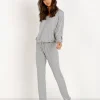 Eberjey Sleep Shirts>The Dolman Sleeve Top Sadie Stripes