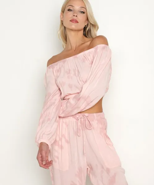 Electric & Rose Tops>Electric & Rose Bardia Top Rhythm Rosey
