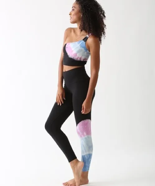 Electric & Rose Sports Bras>Electric & Rose Kai Sports Bra Beam Onyx/Taffy/Periwinkle