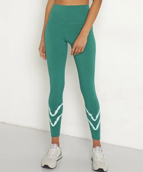 Electric & Rose Bottoms>Electric & Rose Sunset Legging Chevron Kelly/Cloud