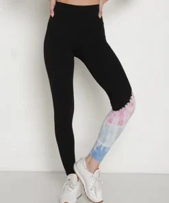 Electric & Rose Bottoms>Electric & Rose Sunset Legging Beam Onyx/Taffy/Periwinkle