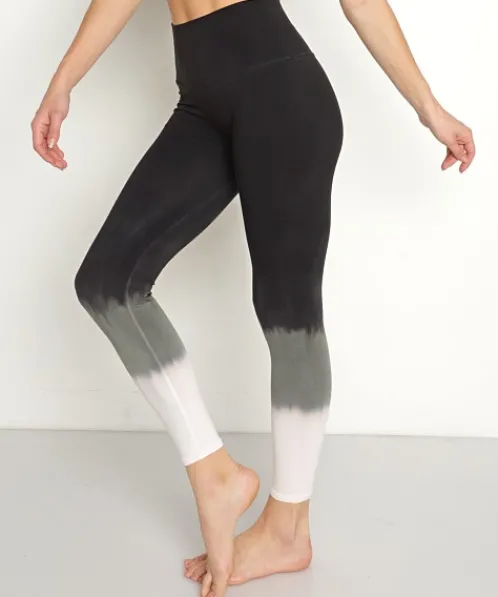 Electric & Rose Bottoms>Electric & Rose Sunset Legging Harmony Onyx/Verde/Cloud