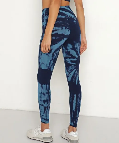 Electric & Rose Bottoms>Electric & Rose Sunset Legging Rhythm Indigo/Washed Blue