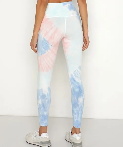 Electric & Rose Bottoms>Electric & Rose Sunset Legging Wave Rosey/Pacific/Dew