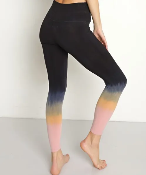 Electric & Rose Bottoms>Electric & Rose Sunset Legging Sunset Onyx Multi