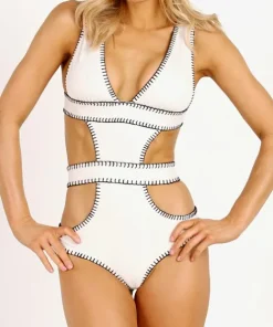 Ellejay One Pieces>Amores One Piece Ivory